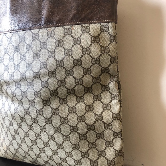 SOLD GUCCI 1960s GG Supreme Logo Monogram Canvas - Picture 6 of 8